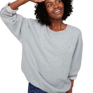 Aerie OFFLINE Grey Crewneck Sweatshirt - Medium